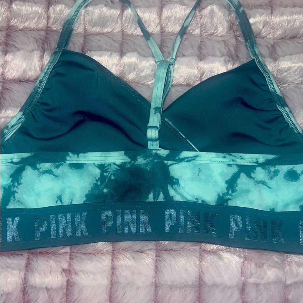 PINK Victoria's Secret Green‎ Sports Bra Intimates